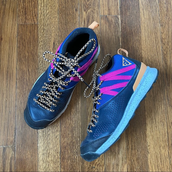 Nike ACG Okwahn II Shoes Obsidian Indigo Force - Picture 2 of 7